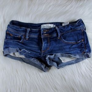 3X$25🌴Pre-Loved 💜ABERCROMBIE kids Low Waist Denim Shorts